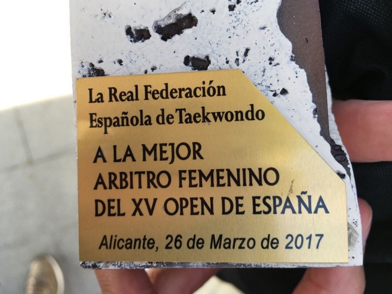 PREMIO MEJOR ARBITRA DEL OPEN